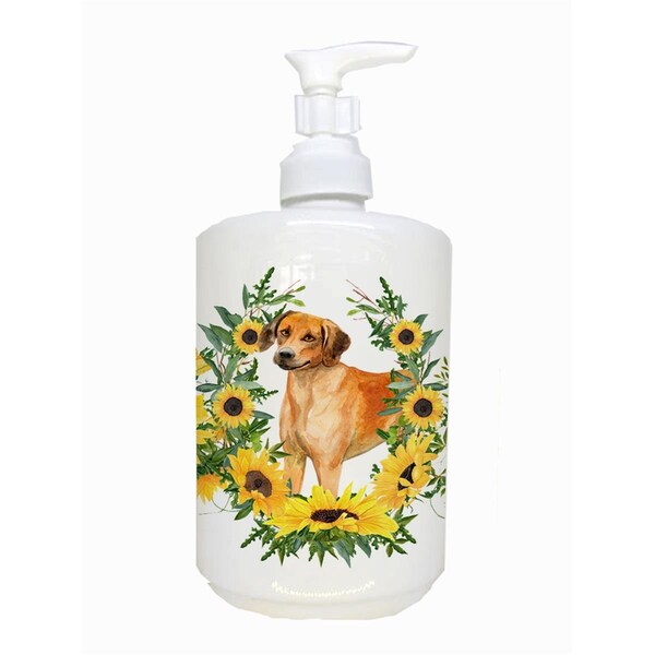 Carolines Treasures Rhodesian Ridgeback Ceramic Soap Dispenser CK2868SOAP - main